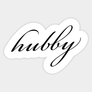 Hubby Sticker